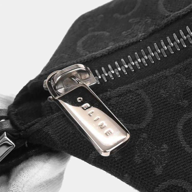 Pre Owned Celine Black Canvas C Macadam Handbag