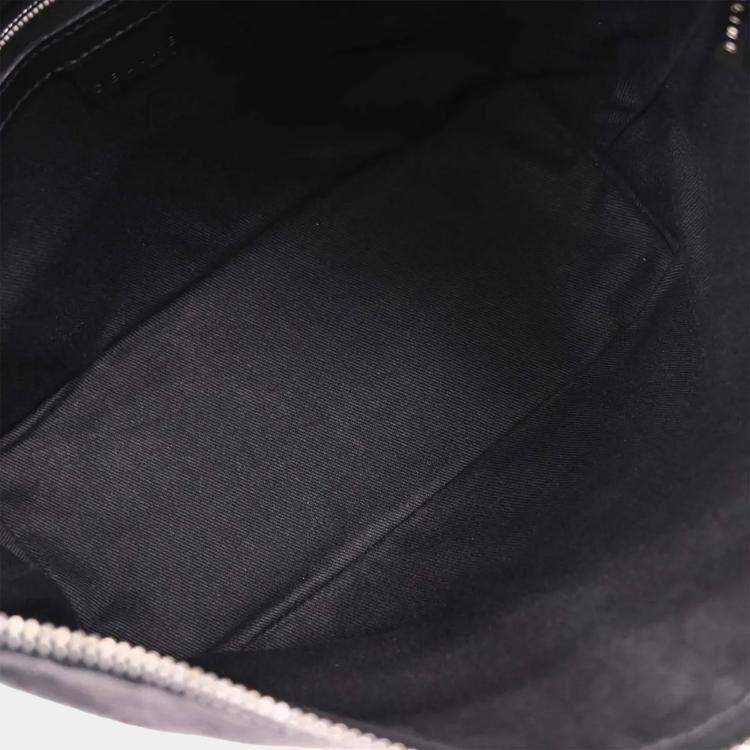 Pre Owned Celine Black Canvas C Macadam Handbag