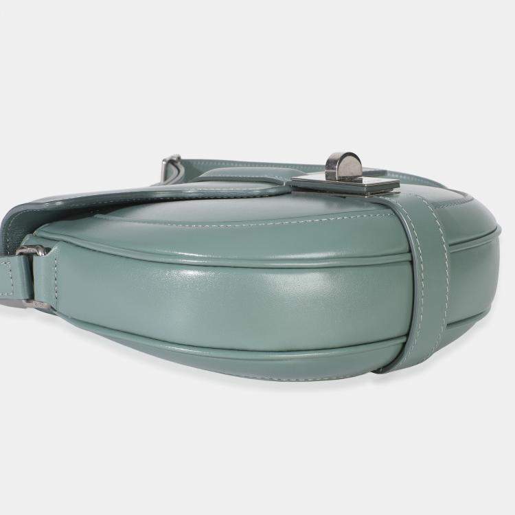 Pre Owned Celine Celadon Satinated Calfskin Besace Small 16