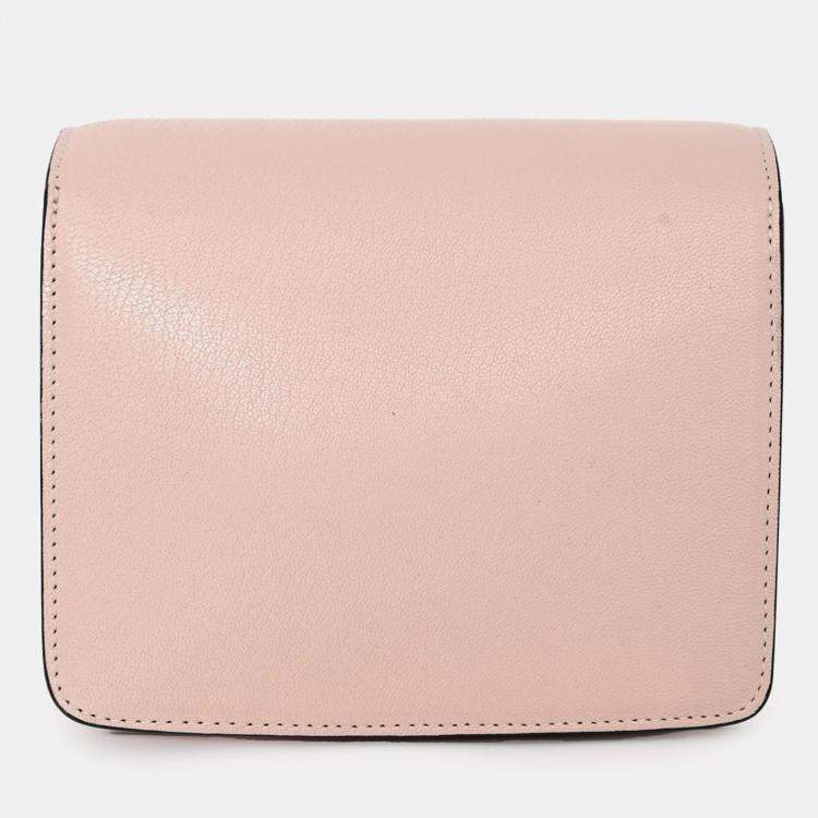 Pre Owned Celine 2016 Pink Leather Small Box Crossbody