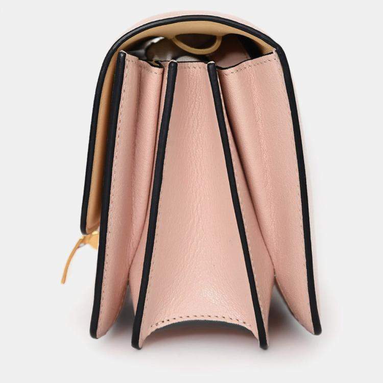 Pre Owned Celine 2016 Pink Leather Small Box Crossbody