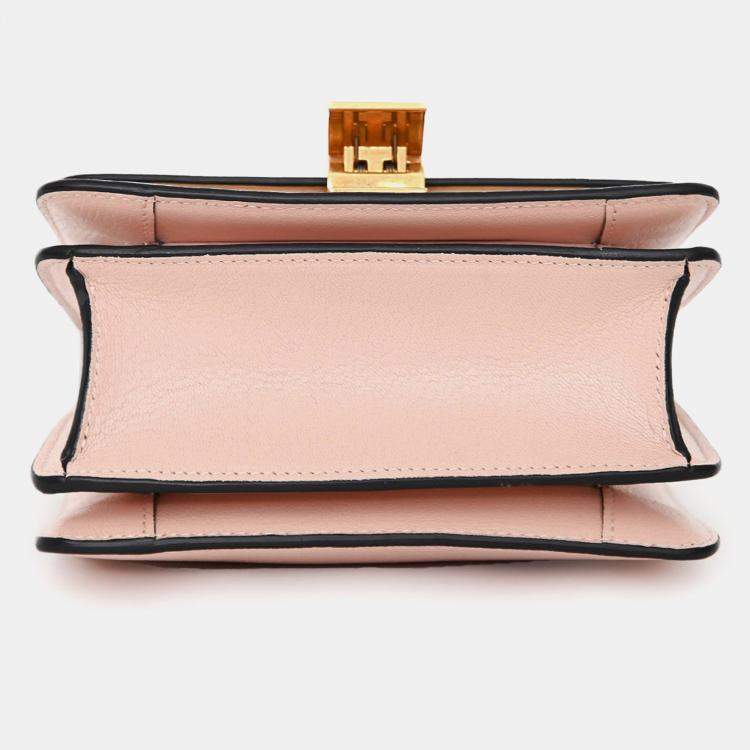 Pre Owned Celine 2016 Pink Leather Small Box Crossbody
