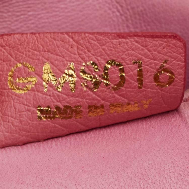 Pre Owned Celine Boogie Pink Ostrich Tote