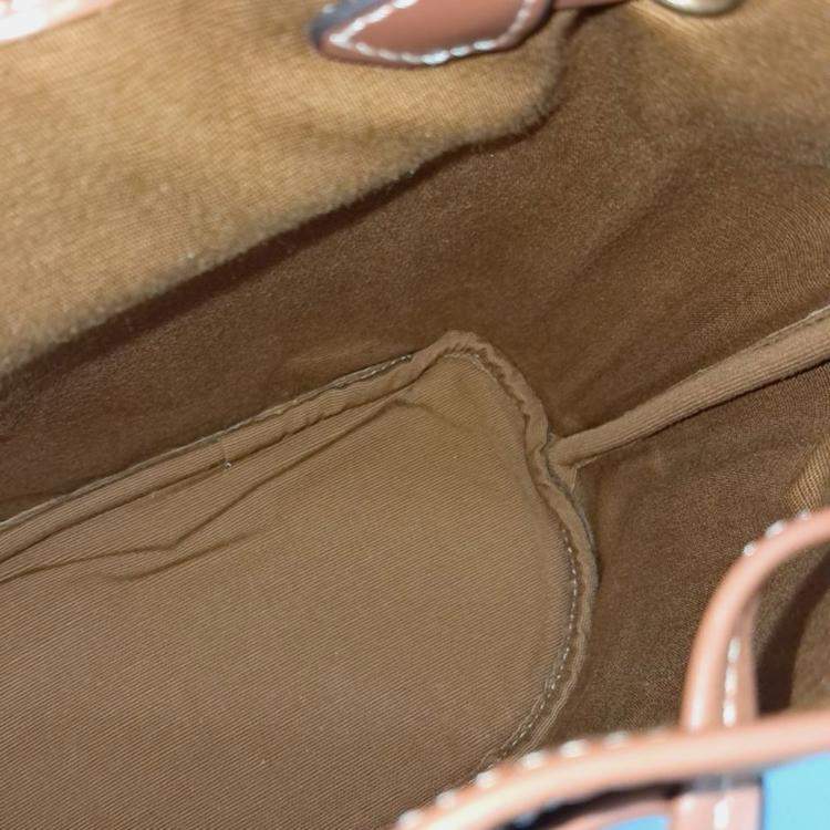 Pre Owned Celine Brown PVC Folco Backpack