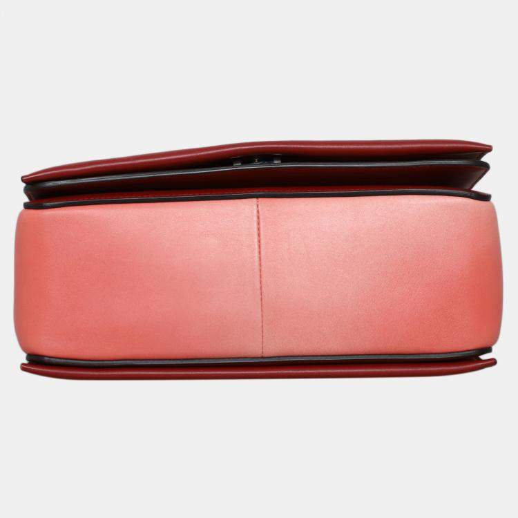 Pre Owned Celine Medium Frame Pink Pink Shoulder Bag