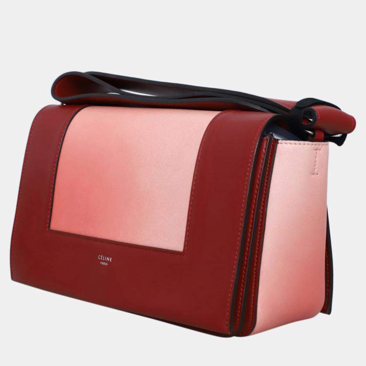 Pre Owned Celine Medium Frame Pink Pink Shoulder Bag