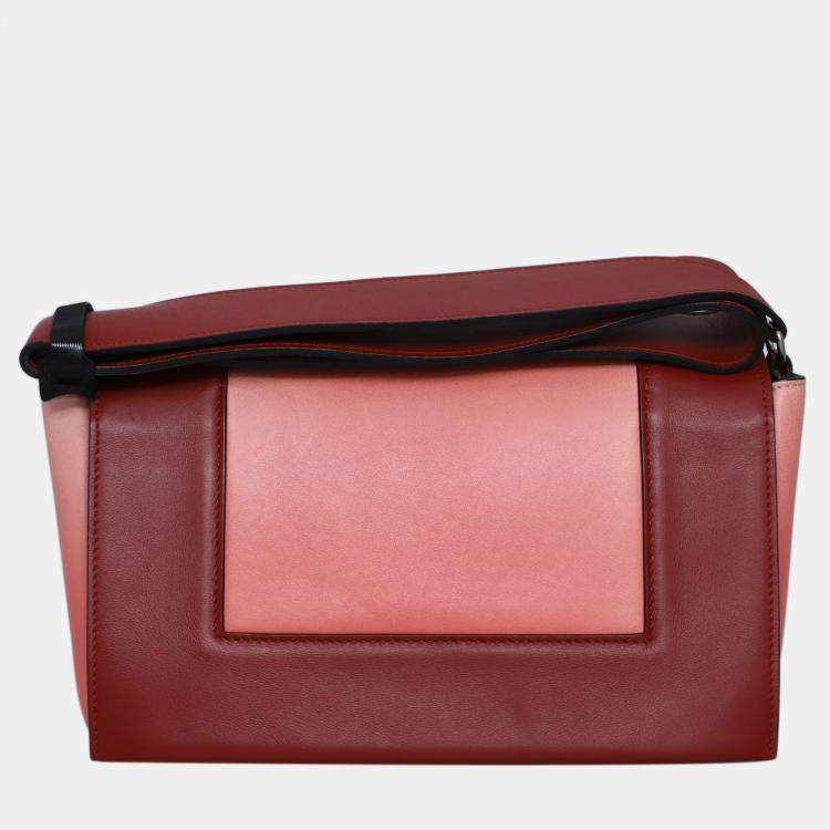 Pre Owned Celine Medium Frame Pink Pink Shoulder Bag