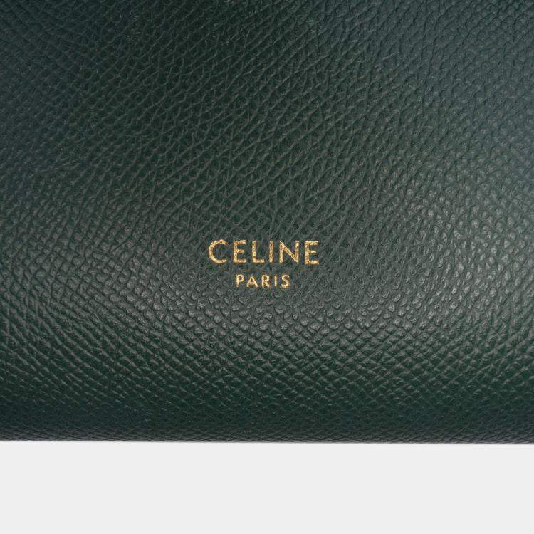 مملوكة مسبقًا Celine Green Pico Grained Calfskin Belt Bag