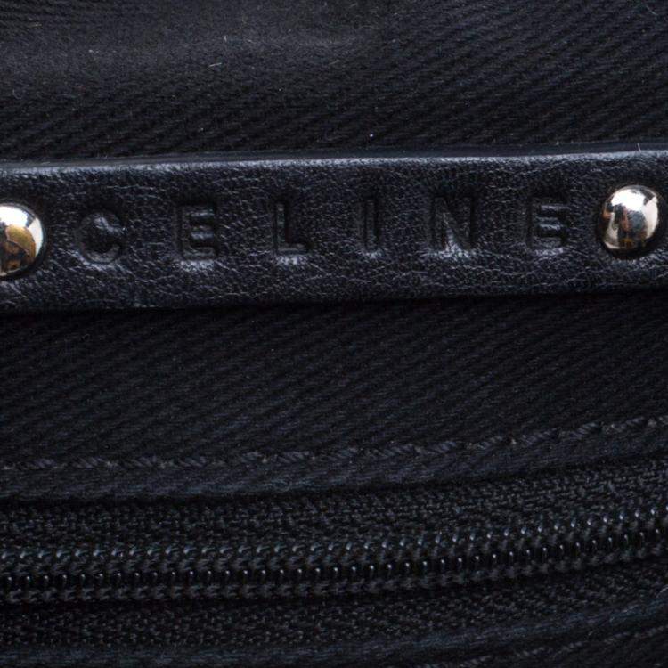 Pre Owned Celine Black Python Tote