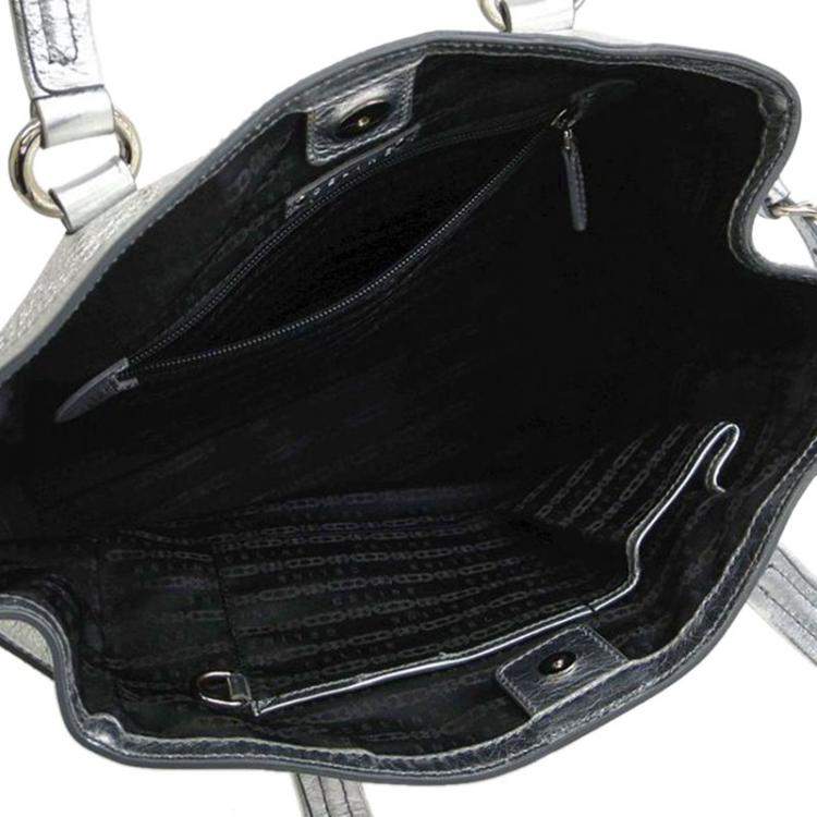 Pre Owned Celine Metallic Calfskin Leather Tote