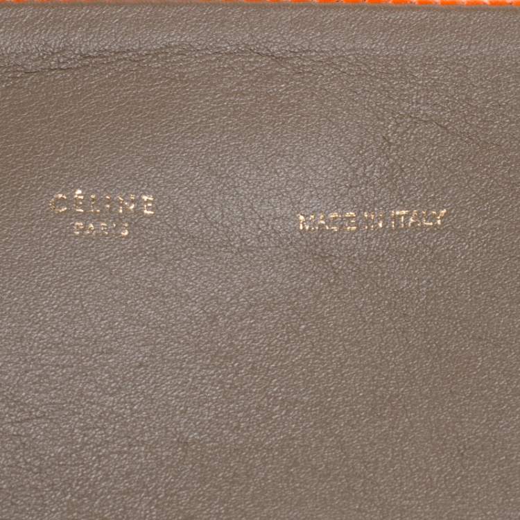 Pre Owned Celine Tri Color Leather All Soft Bag