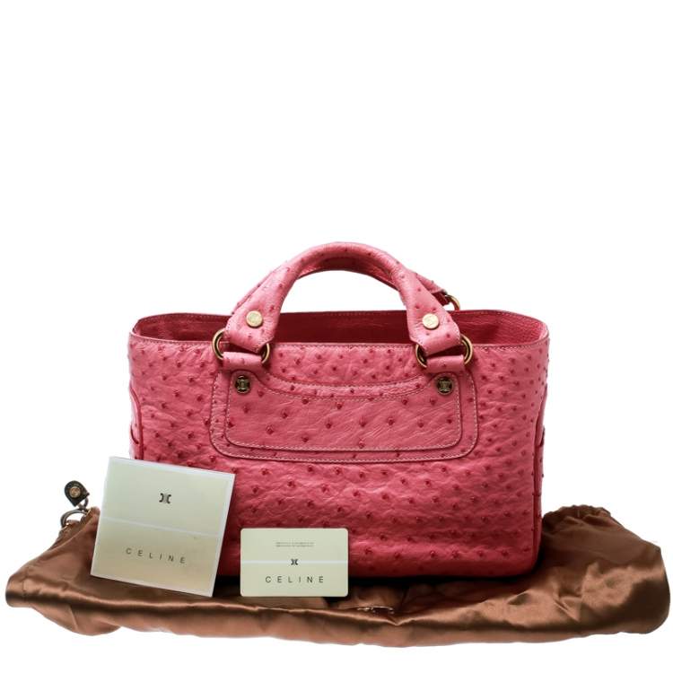 celine ostrich bag