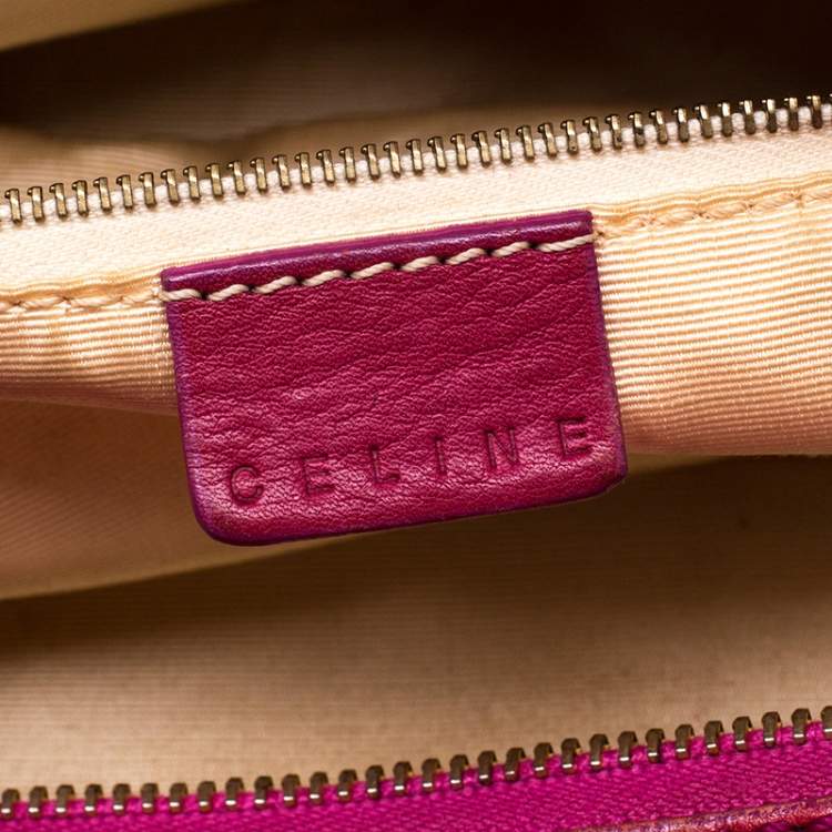 Pre Owned Celine Red Leather Satchel