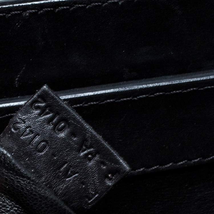 Pre Owned Celine Tri Color Nubuck and Leather Mini Luggage Tote