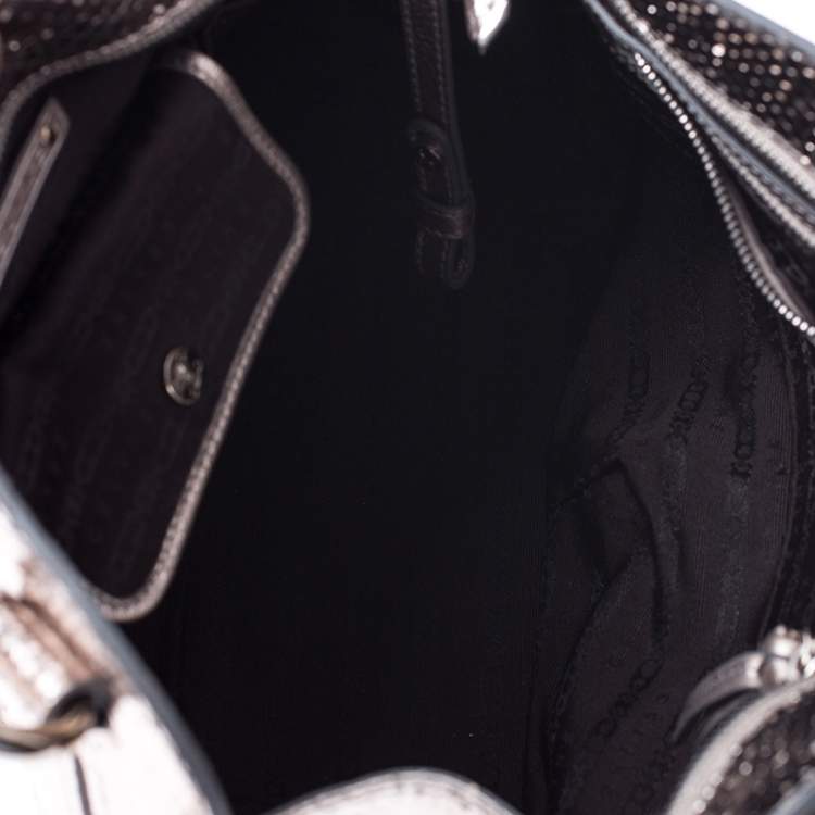 Pre Owned Celine Metallic Snakeskin Bittersweet Hobo