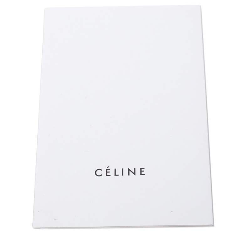 Pre Owned Celine Black Calfskin Leather Blade Flap Bag