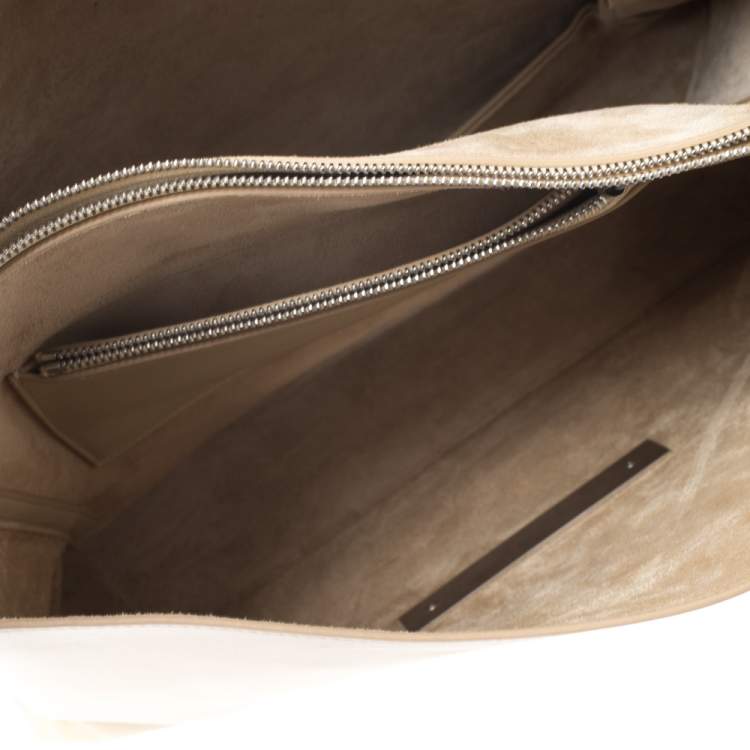 Pre Owned Celine Nude Leather Blade Chain Shoulder Bag