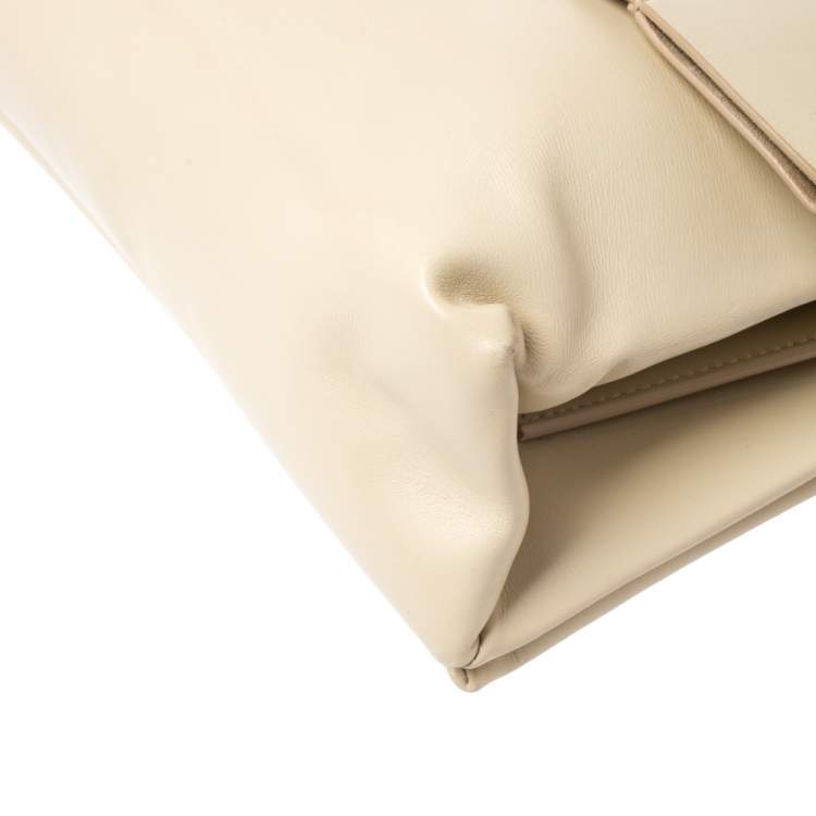 Pre Owned Celine Nude Leather Blade Chain Shoulder Bag