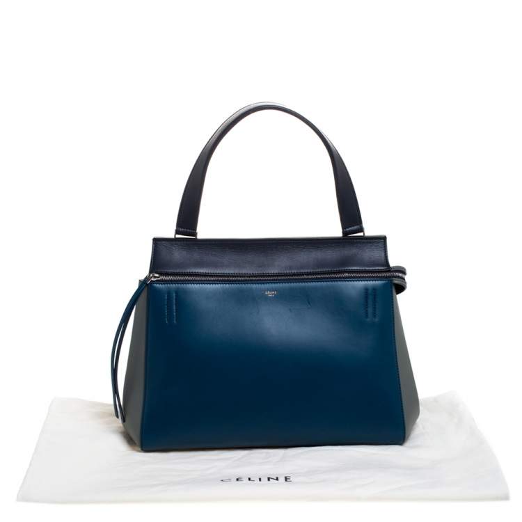 مملوكة مسبقًا Celine Tricolor Leather Medium Edge Bag