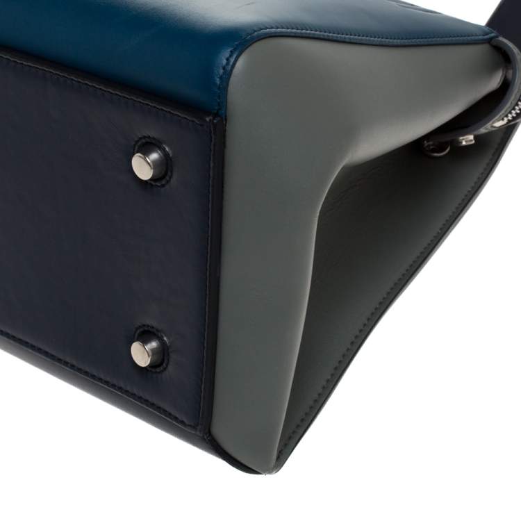 مملوكة مسبقًا Celine Tricolor Leather Medium Edge Bag