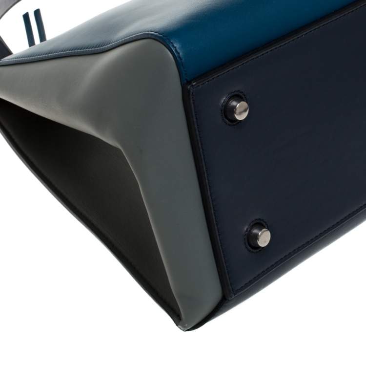 مملوكة مسبقًا Celine Tricolor Leather Medium Edge Bag
