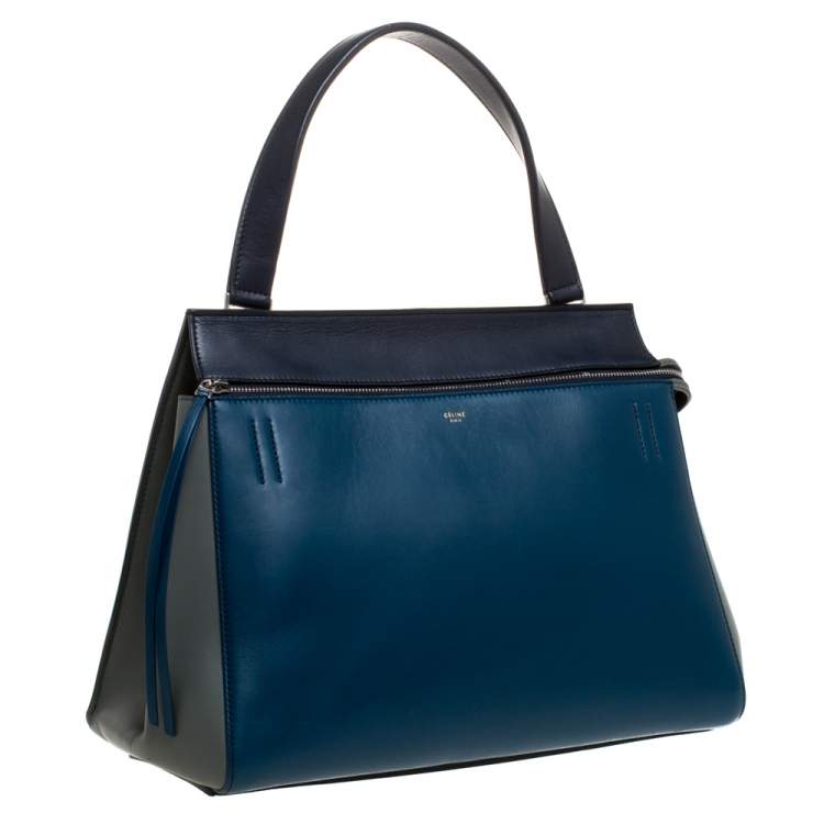 مملوكة مسبقًا Celine Tricolor Leather Medium Edge Bag