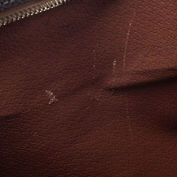 Pre Owned Celine Brown/Tan Macadam Coated Canvas and Leather Tote