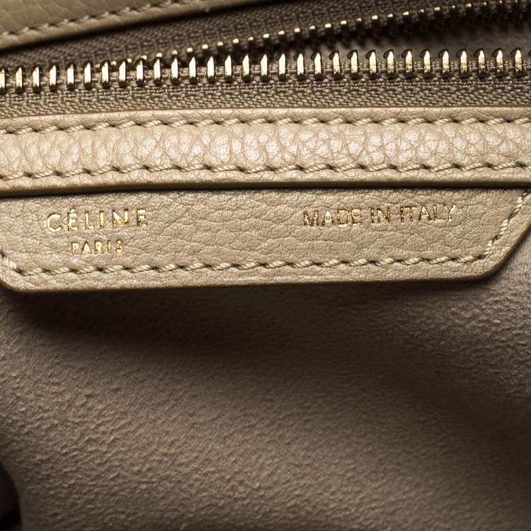 مملوكة مسبقًا Celine Beige Leather Mini Luggage Tote
