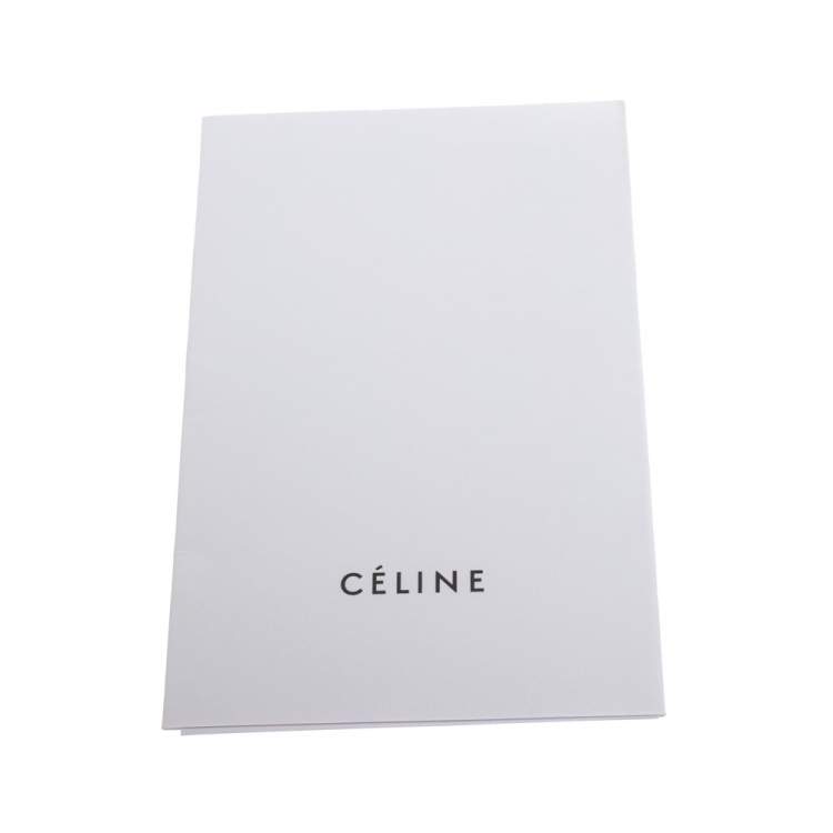 Pre Owned Celine Yellow Leather Mini Luggage Tote 