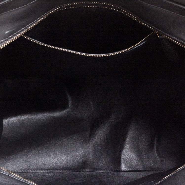 Pre Owned Celine Multicolor Leather and Suede Medium Luggage Tote