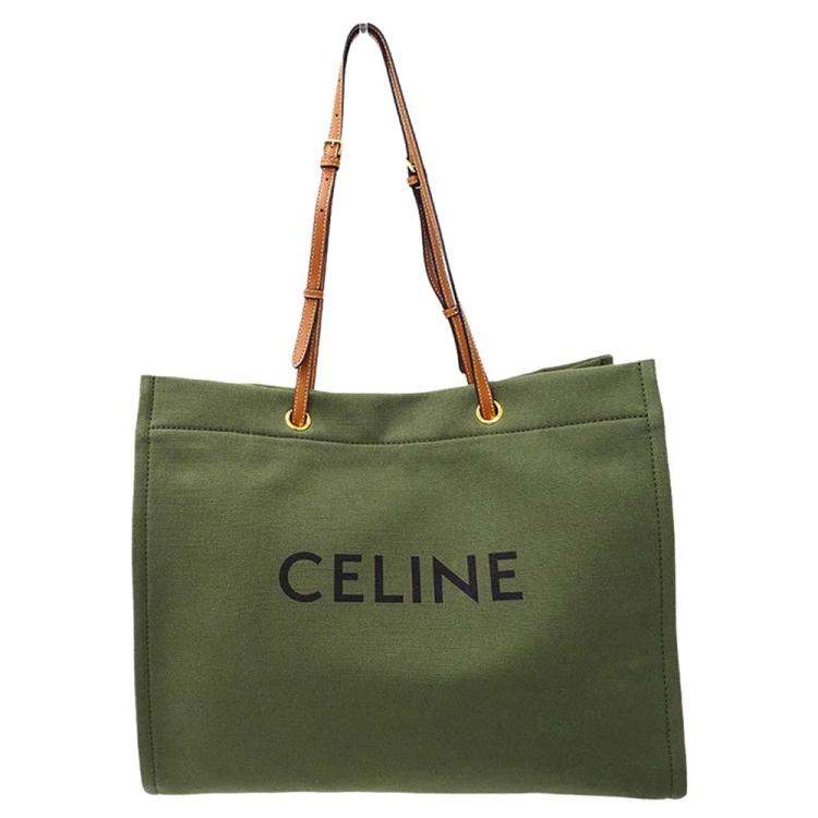 celine canvas clutch