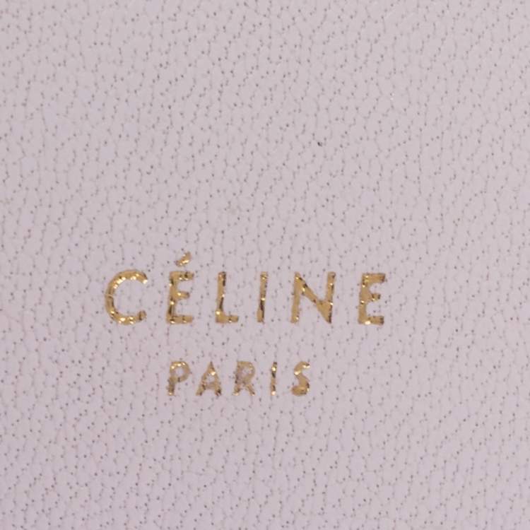 Pre Owned Celine Pink Leather Flap Continental Wallet