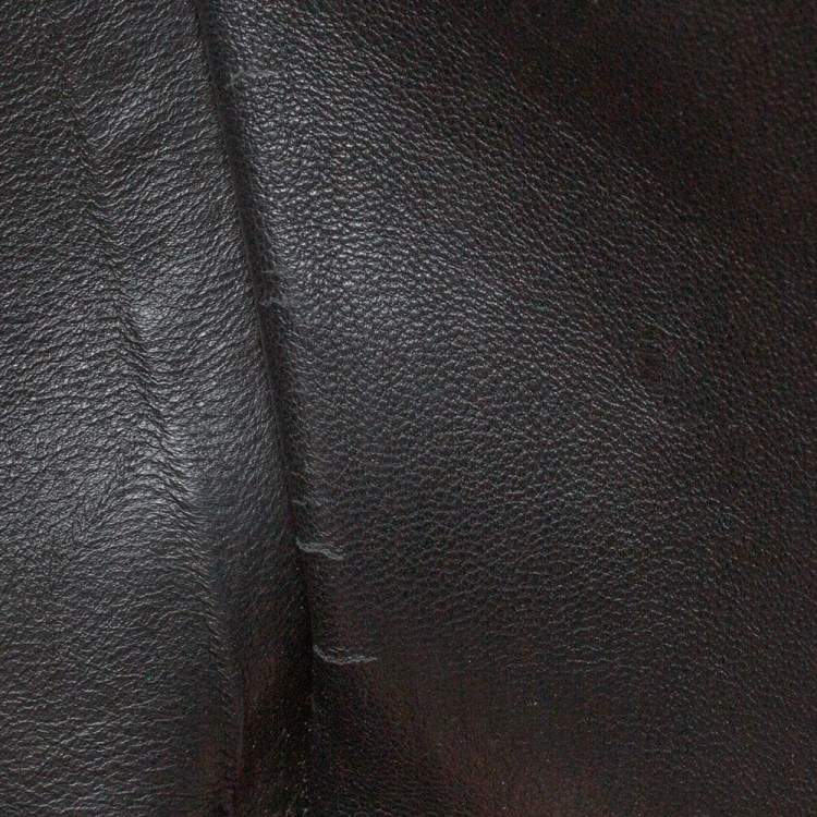 Pre Owned Celine Blue/Black Python and Suede Small Trapeze Top Handle Bag