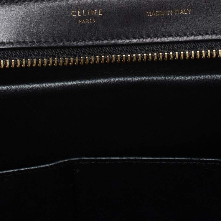 مملوكة مسبقًا Celine Tri Color Calfhair and Leather Small Trapeze Bag