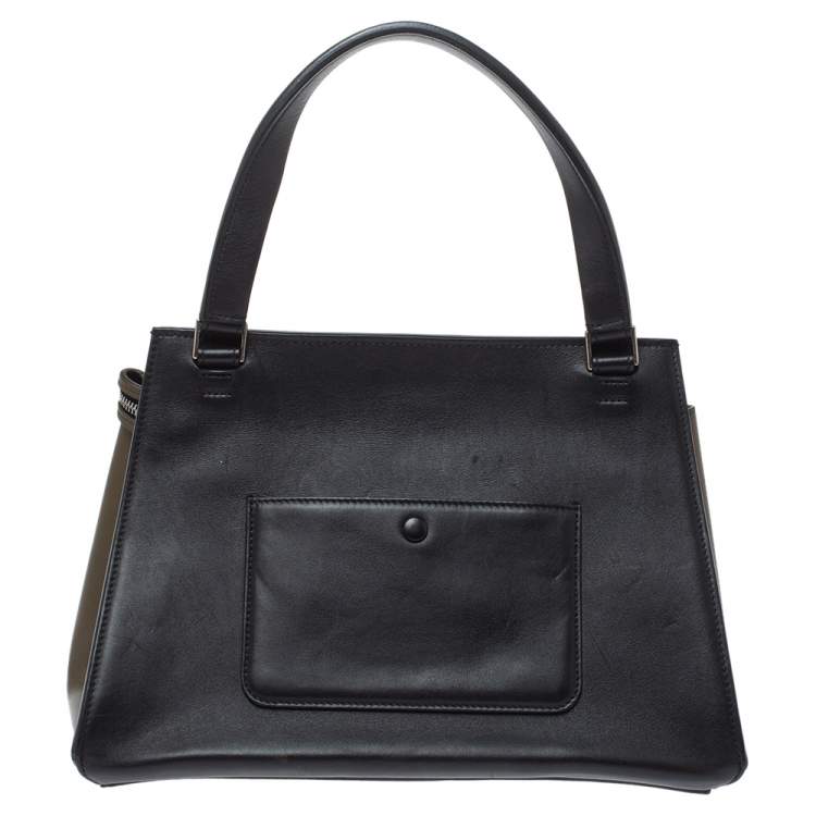 Pre Owned Céline Tri Color Leather Small Edge Bag