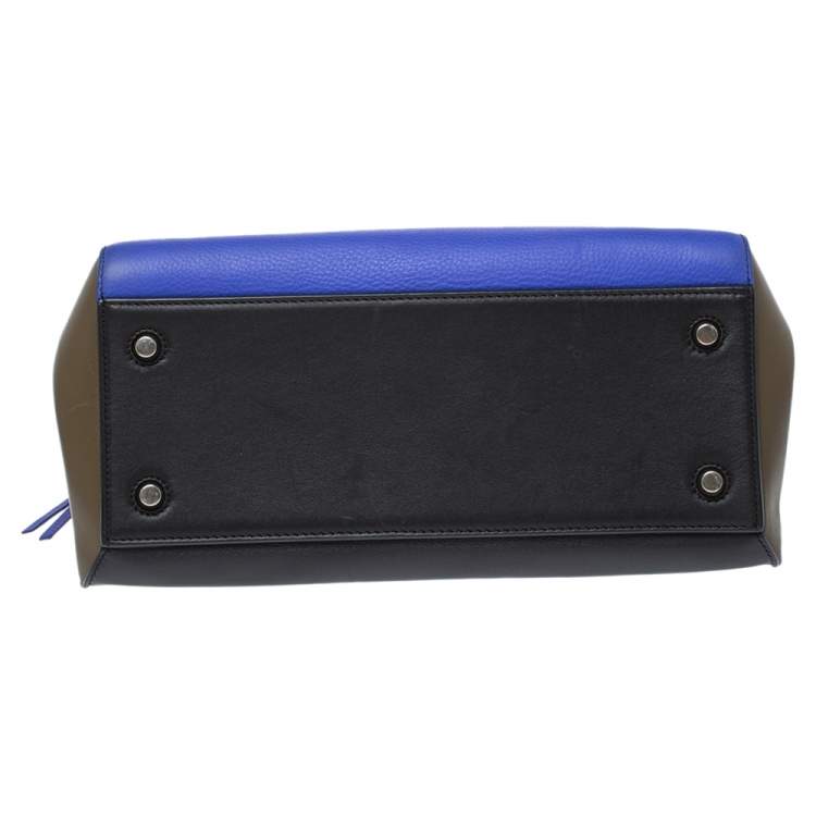 Pre Owned Céline Tri Color Leather Small Edge Bag
