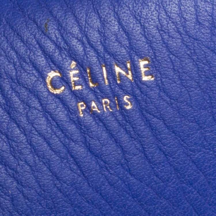 Pre Owned Céline Tri Color Leather Small Edge Bag
