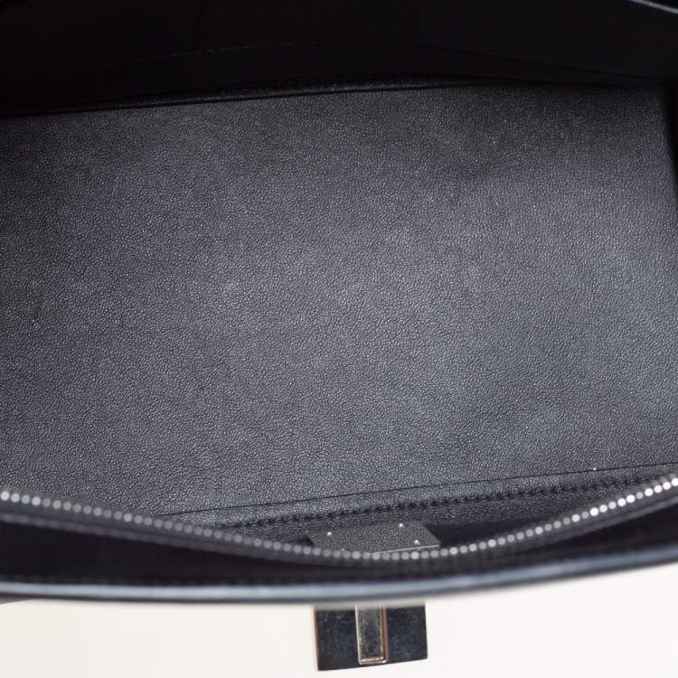 Pre Owned Celine Multicolor Python and  Leather Medium Trapeze Bag