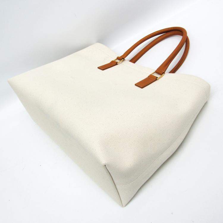 Celine, Bags, On Sale Celine Horizontal Cabas Large Wht Shoulder Totein  Excellent Condition