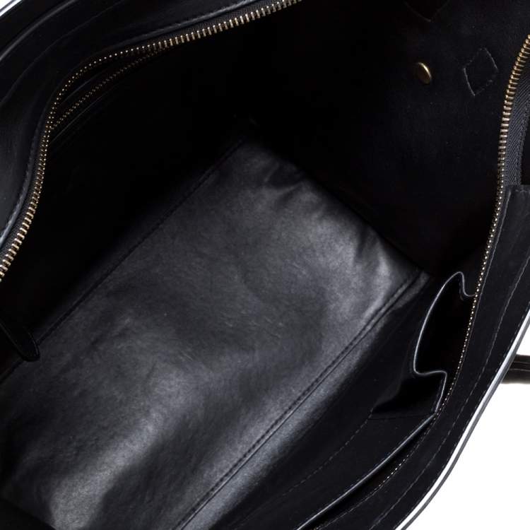 مملوكة مسبقًا Celine Tri Color Leather and Suede Mini Luggage Tote