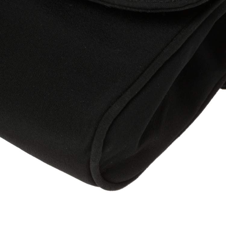 Pre Owned Celine Black Leather Chain Shoulder Bag