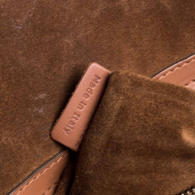 Pre Owned Celine Brown Leather Medium Phantom Luggage Tote