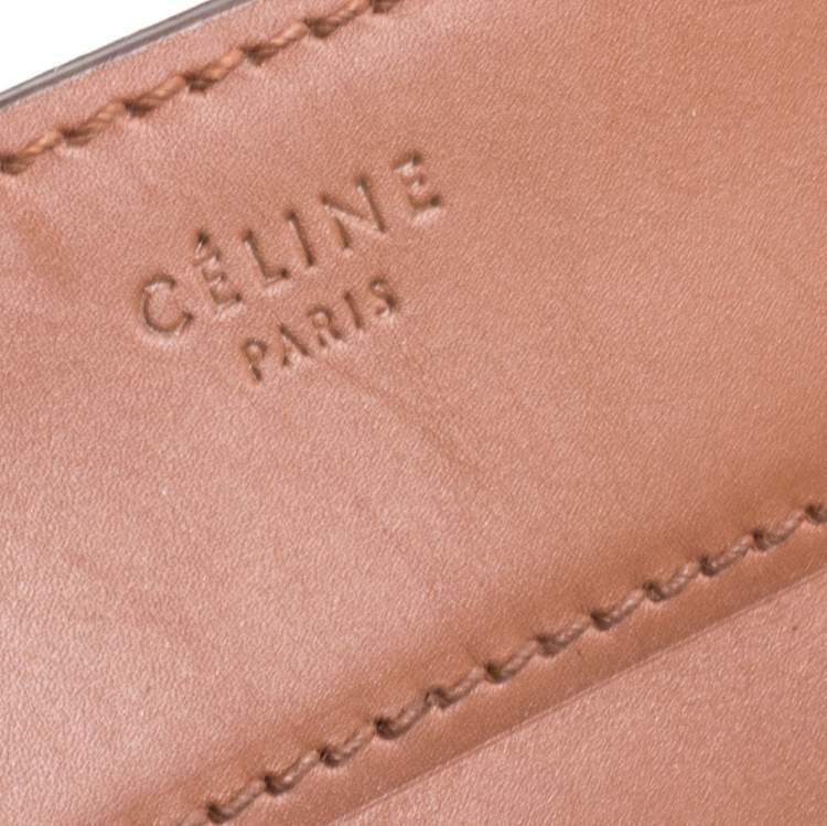 Pre Owned Celine Brown Leather Medium Phantom Luggage Tote