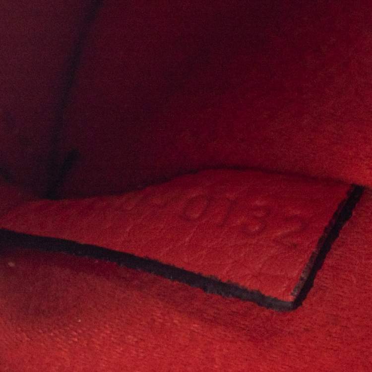 Pre Owned Celine Orange Leather Nano Luggage Tote
