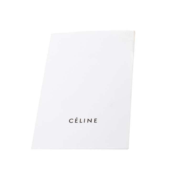 Pre Owned Celine Black Leather Medium Edge Top Handle Bag