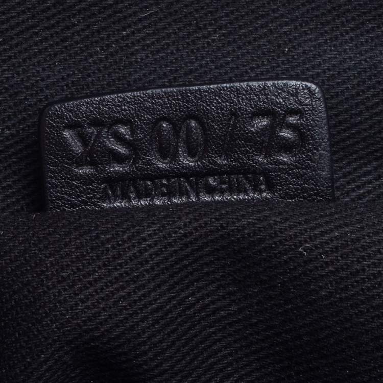 Pre Owned Celine Black/Grey Macadam Canvas And Leather Boogie Tote