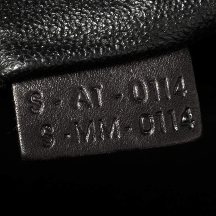 Pre Owned Celine Tri Color Leather and Suede Mini Luggage Tote