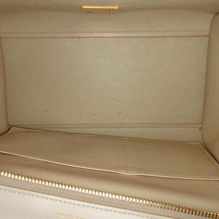 Pre Owned Celine Tricolor Leather Trapeze Medium Bag