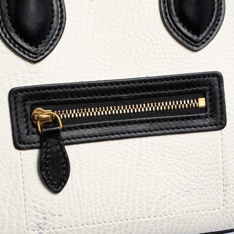 مملوكة مسبقًا Céline Tri Color Leather Nano Luggage Tote