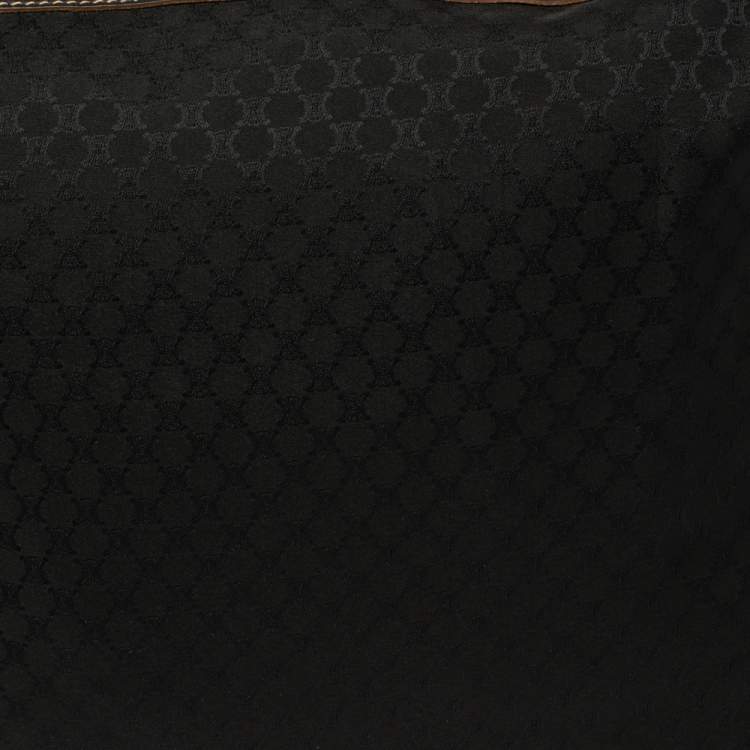 Pre Owned Celine Black Macadam Canvas Messenger Bag